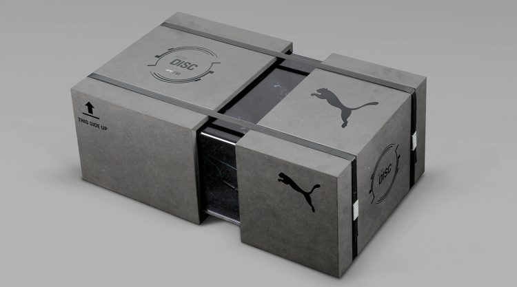 black sneaker box