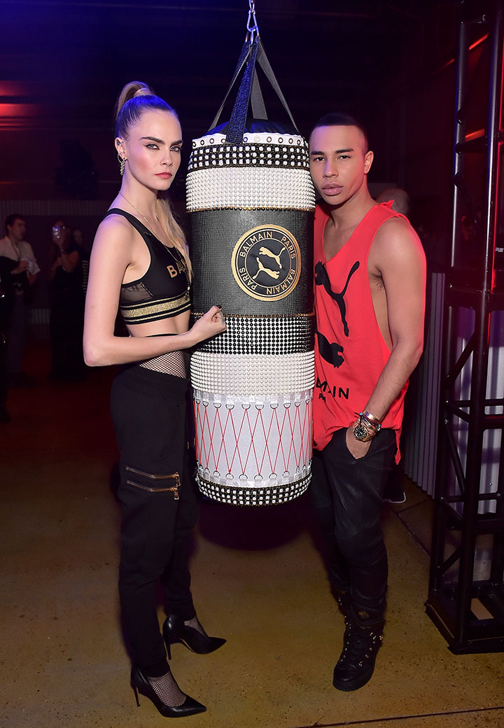 M2 Cara Delevingne Balmain PUMA CATch up