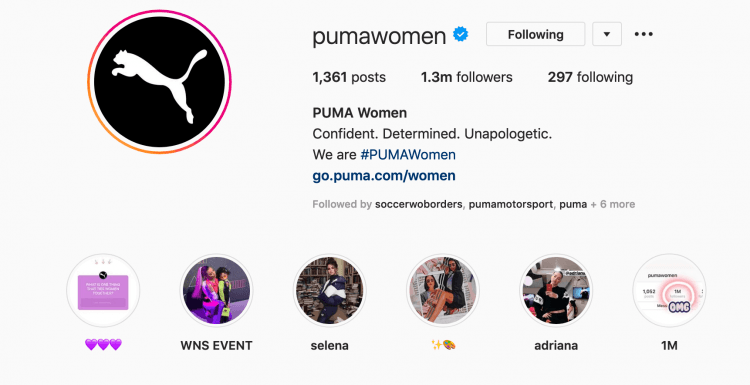 puma women instagram