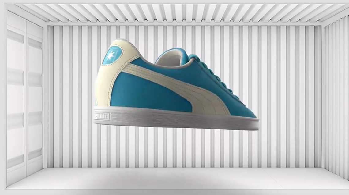 PUMA and its long-term logistics partner Maersk design exclusive Maersk PUMA  Suede sneakers for employees - PUMA CATch up