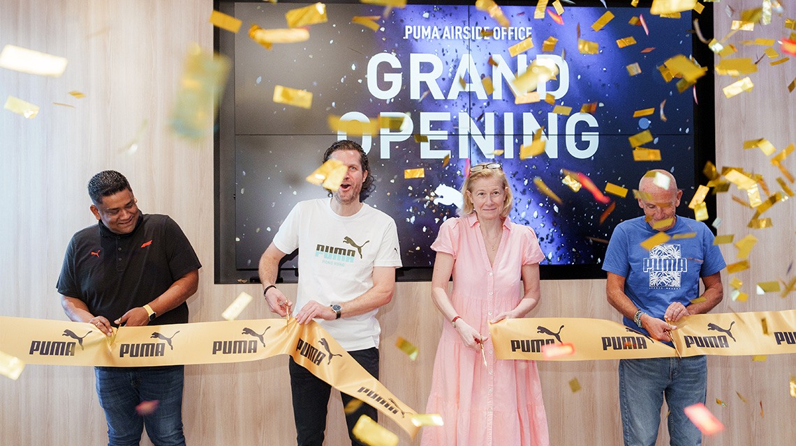 PUMA celebrates the relocation of its new Hong Kong office with a grand opening ceremony PUMA CATch up