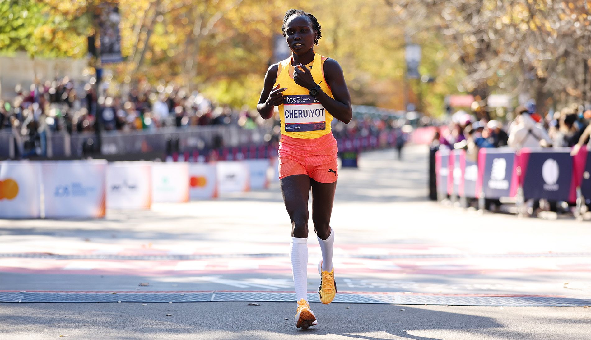 Majority of athletes in top 20 at NYC Marathon wear PUMA s Deviate 3 PUMA CATch up